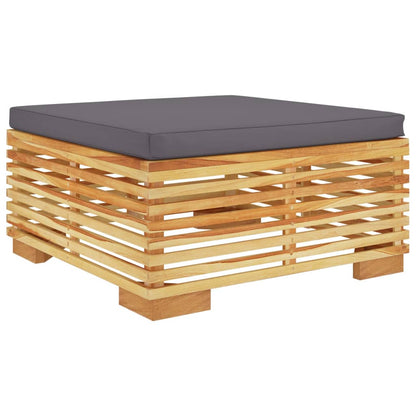 11-Tlg. Garten-Lounge-Set Mit Kissen Massivholz Teak