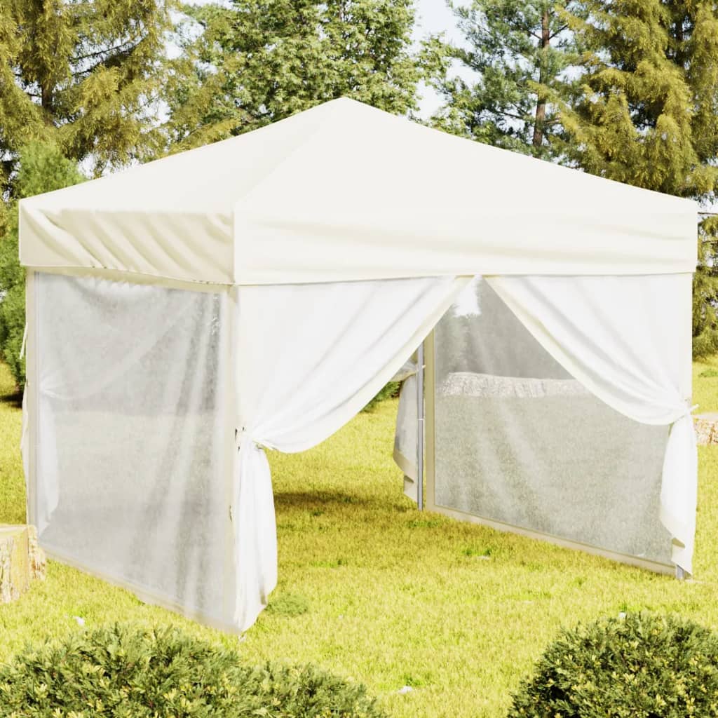 Partyzelt Faltbar Mit Seitenwänden 3X6 M