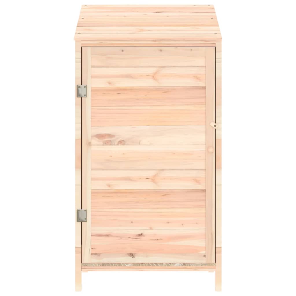 Geräteschuppen 55X52X112 Cm Massivholz Tanne