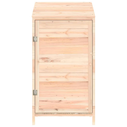 Geräteschuppen 55X52X112 Cm Massivholz Tanne