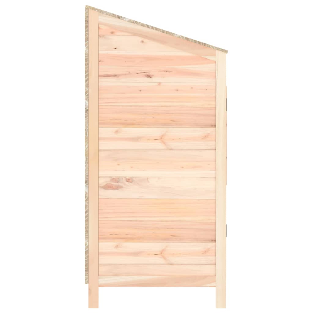 Geräteschuppen 55X52X112 Cm Massivholz Tanne