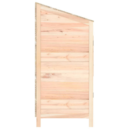 Geräteschuppen 55X52X112 Cm Massivholz Tanne