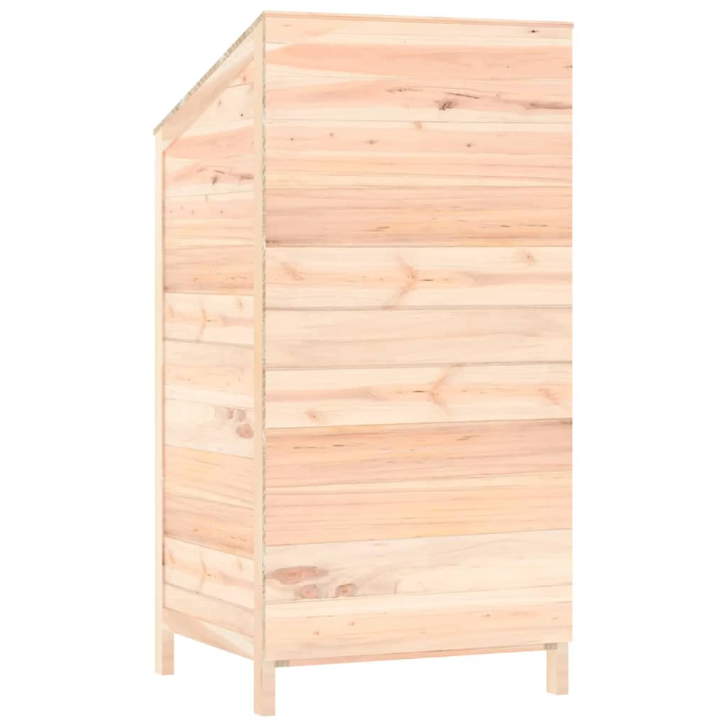 Geräteschuppen 55X52X112 Cm Massivholz Tanne