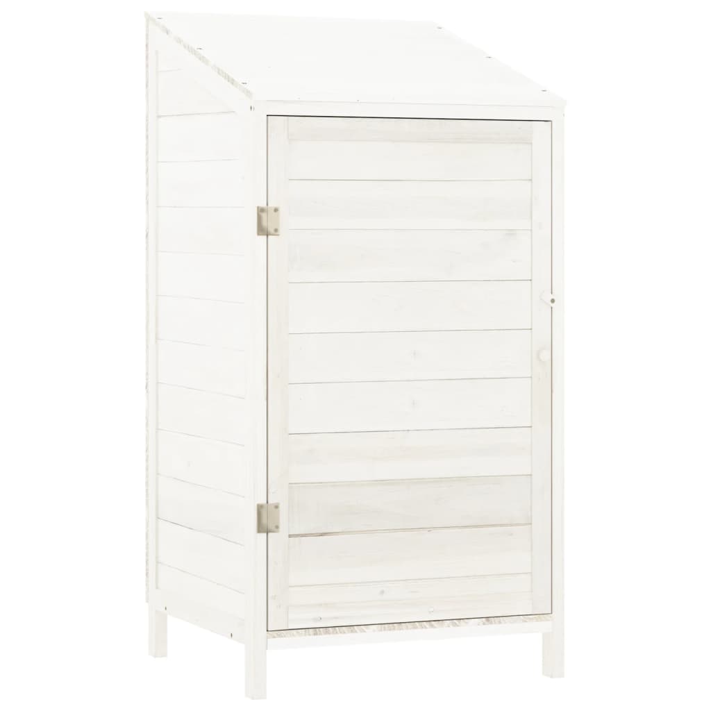Geräteschuppen 55X52X112 Cm Massivholz Tanne