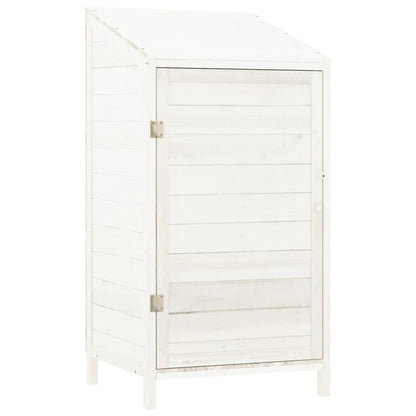 Geräteschuppen 55X52X112 Cm Massivholz Tanne