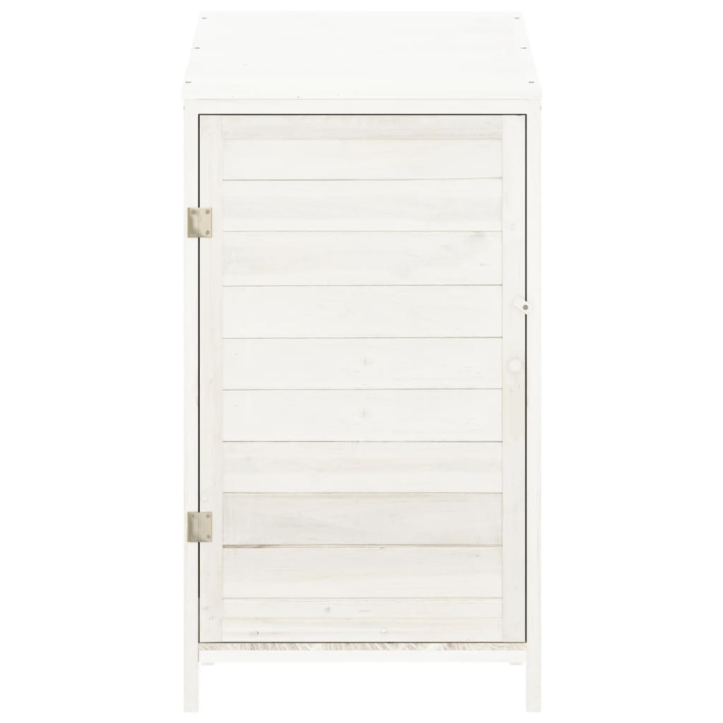 Geräteschuppen 55X52X112 Cm Massivholz Tanne