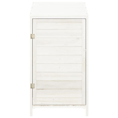 Geräteschuppen 55X52X112 Cm Massivholz Tanne