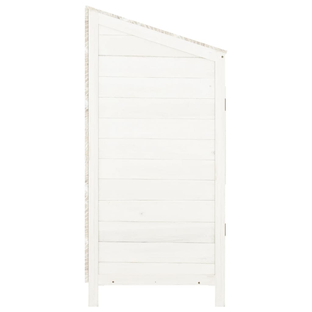 Geräteschuppen 55X52X112 Cm Massivholz Tanne