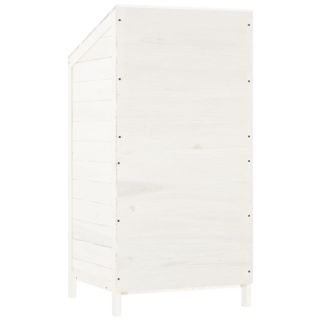 Geräteschuppen 55X52X112 Cm Massivholz Tanne