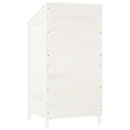 Geräteschuppen 55X52X112 Cm Massivholz Tanne