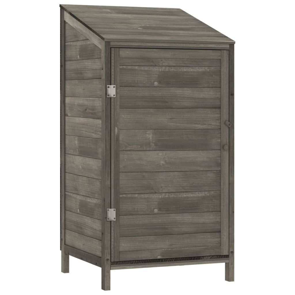Geräteschuppen 55X52X112 Cm Massivholz Tanne