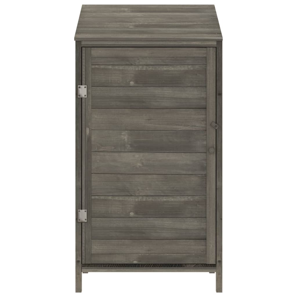 Geräteschuppen 55X52X112 Cm Massivholz Tanne