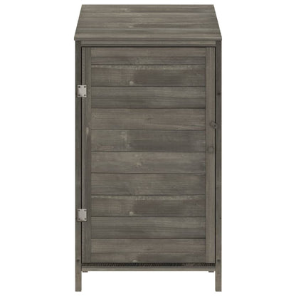 Geräteschuppen 55X52X112 Cm Massivholz Tanne