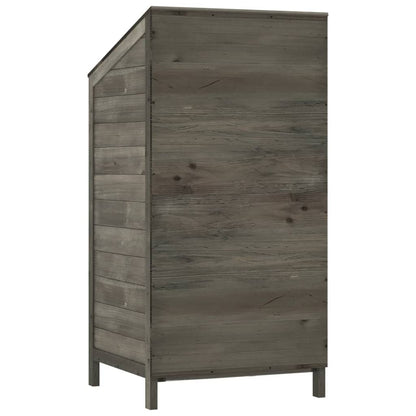Geräteschuppen 55X52X112 Cm Massivholz Tanne