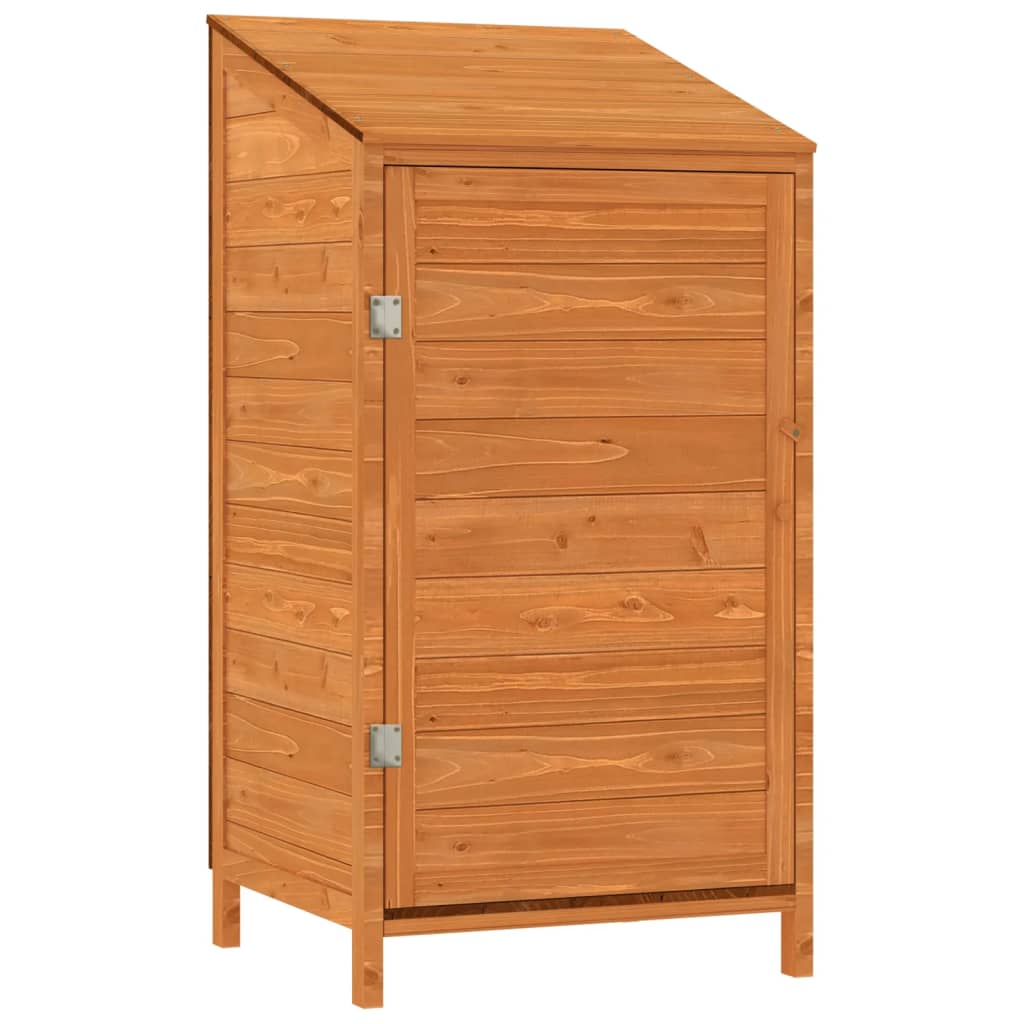 Geräteschuppen 55X52X112 Cm Massivholz Tanne