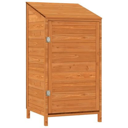 Geräteschuppen 55X52X112 Cm Massivholz Tanne