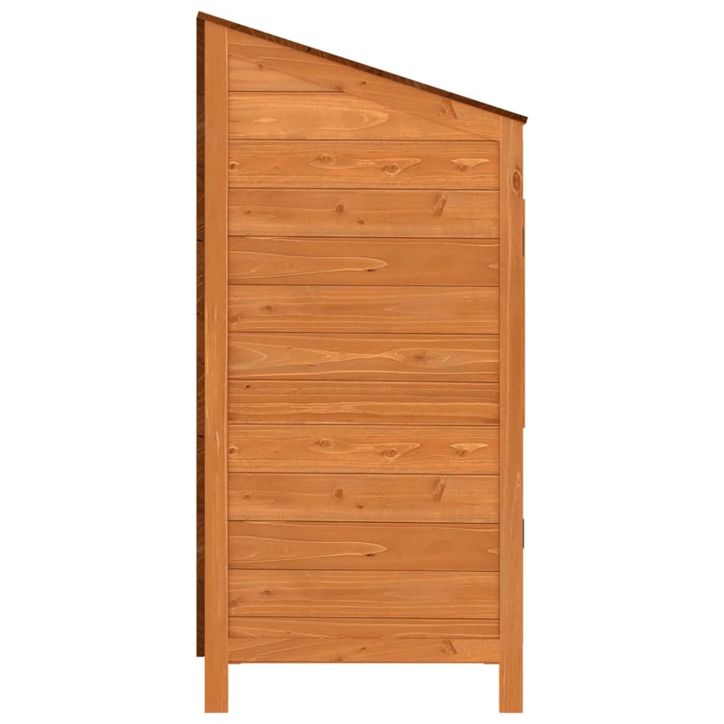 Geräteschuppen 55X52X112 Cm Massivholz Tanne
