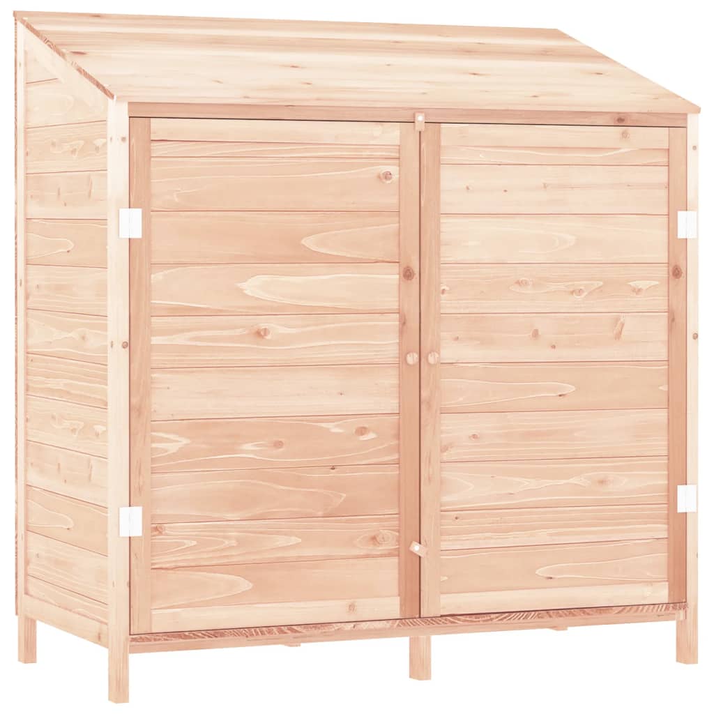 Geräteschuppen 102X52X112 Cm Massivholz Tanne