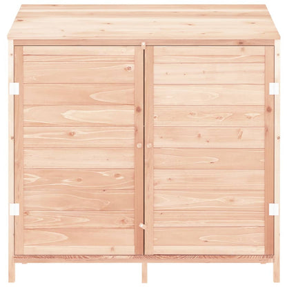 Geräteschuppen 102X52X112 Cm Massivholz Tanne