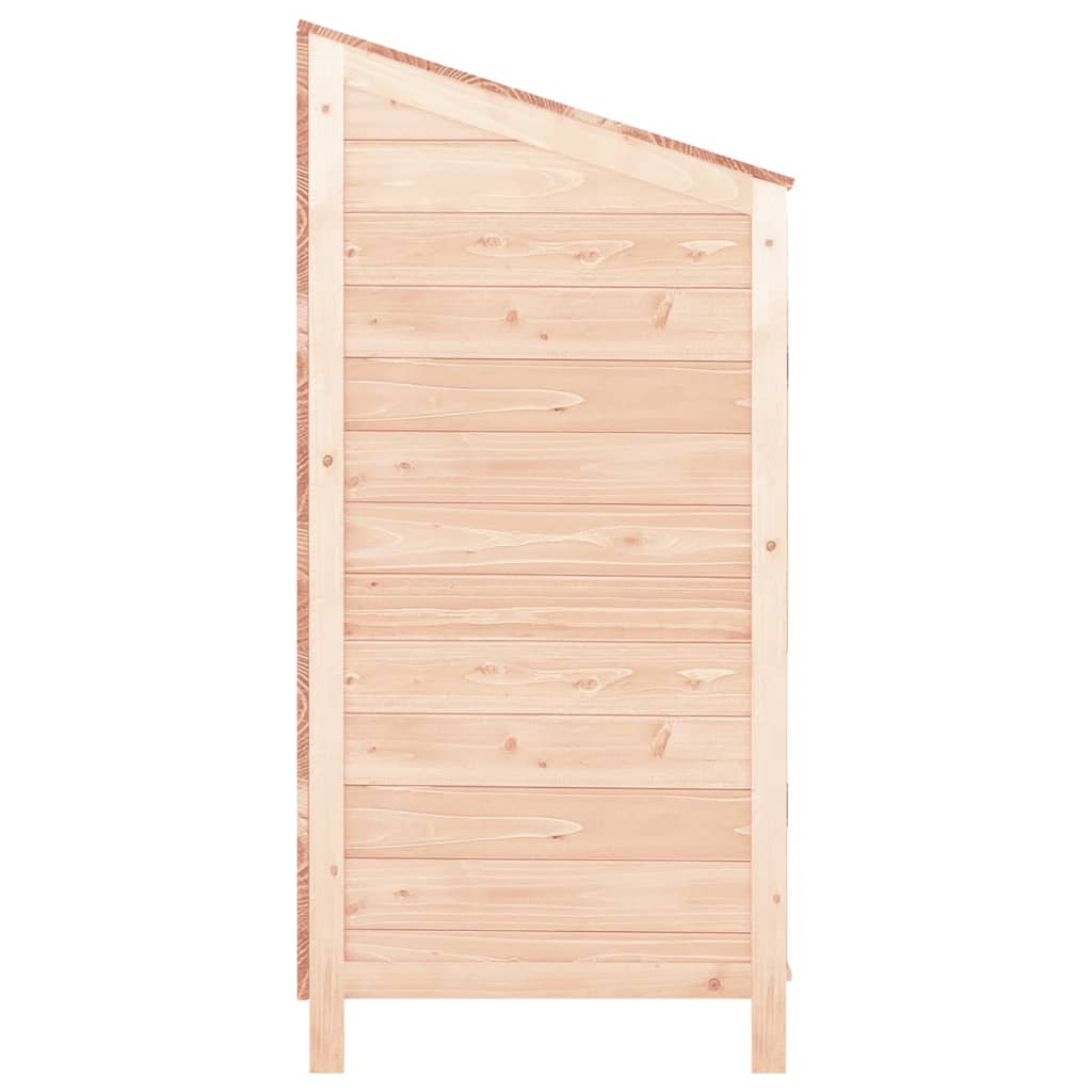 Geräteschuppen 102X52X112 Cm Massivholz Tanne