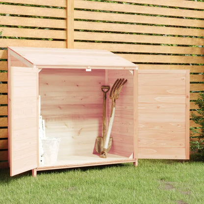 Geräteschuppen 102X52X112 Cm Massivholz Tanne