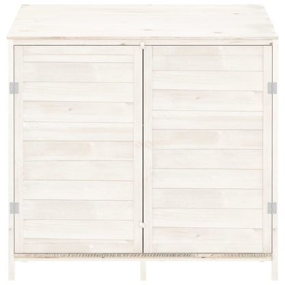 Geräteschuppen 102X52X112 Cm Massivholz Tanne