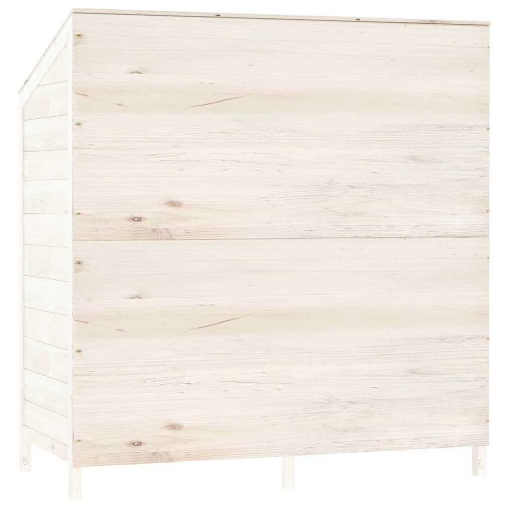 Geräteschuppen 102X52X112 Cm Massivholz Tanne