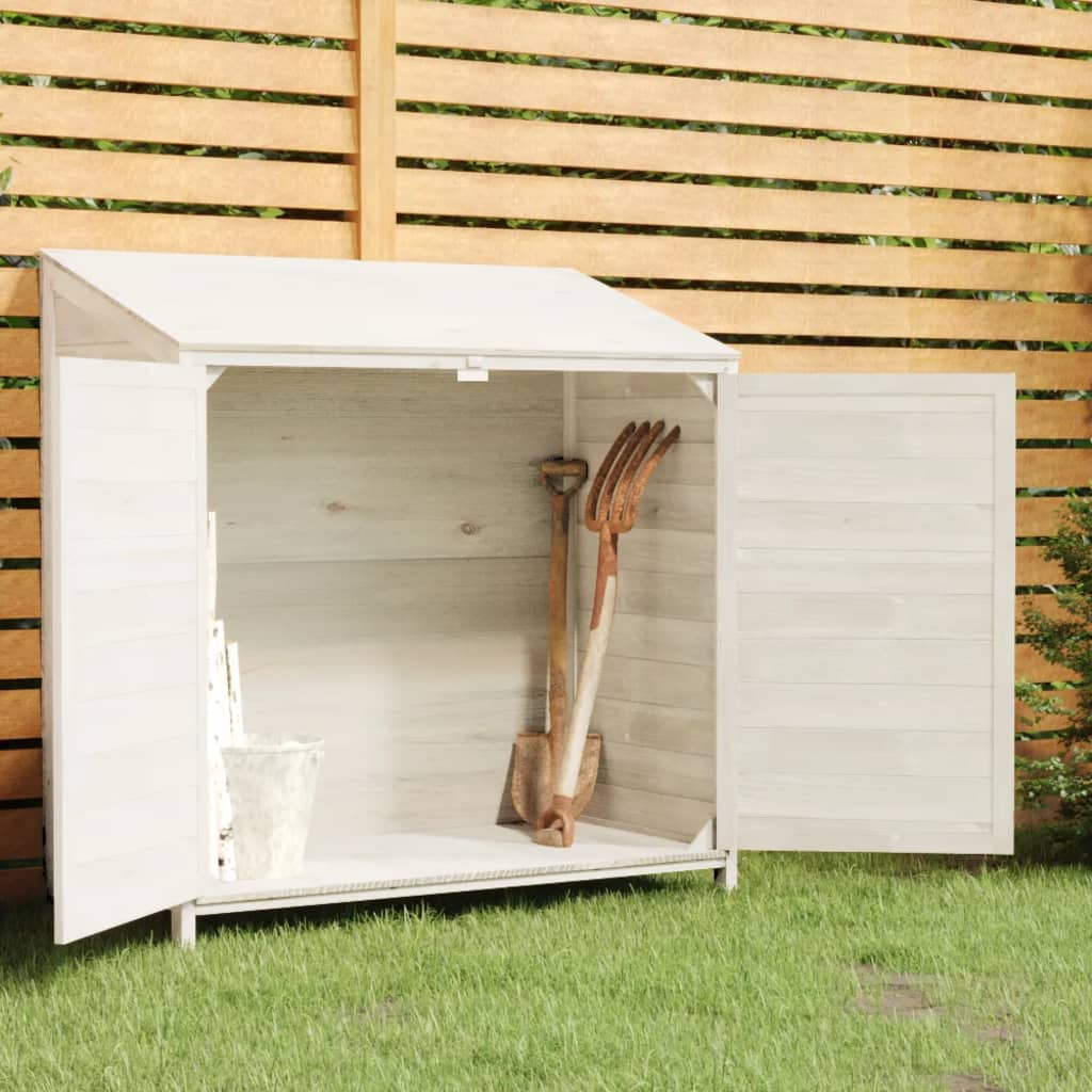 Geräteschuppen 102X52X112 Cm Massivholz Tanne