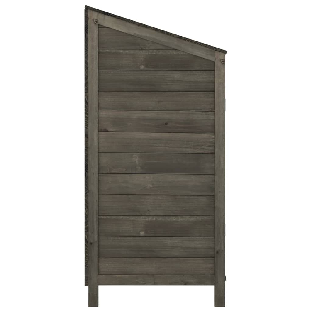 Gerätehaus 102X52X112 Cm Massivholz Tanne
