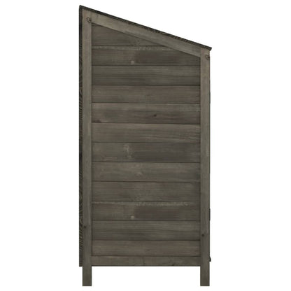 Gerätehaus 102X52X112 Cm Massivholz Tanne