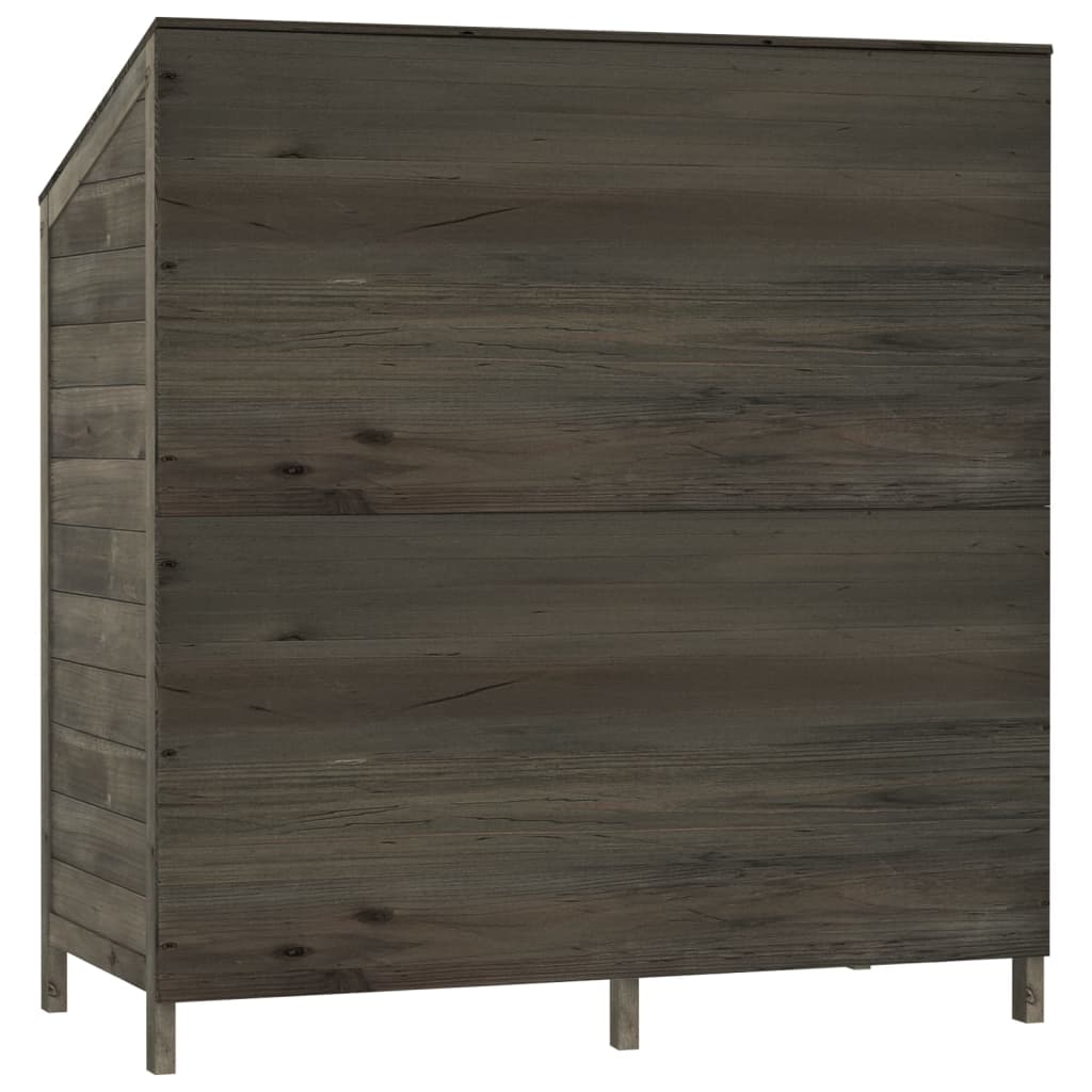 Gerätehaus 102X52X112 Cm Massivholz Tanne