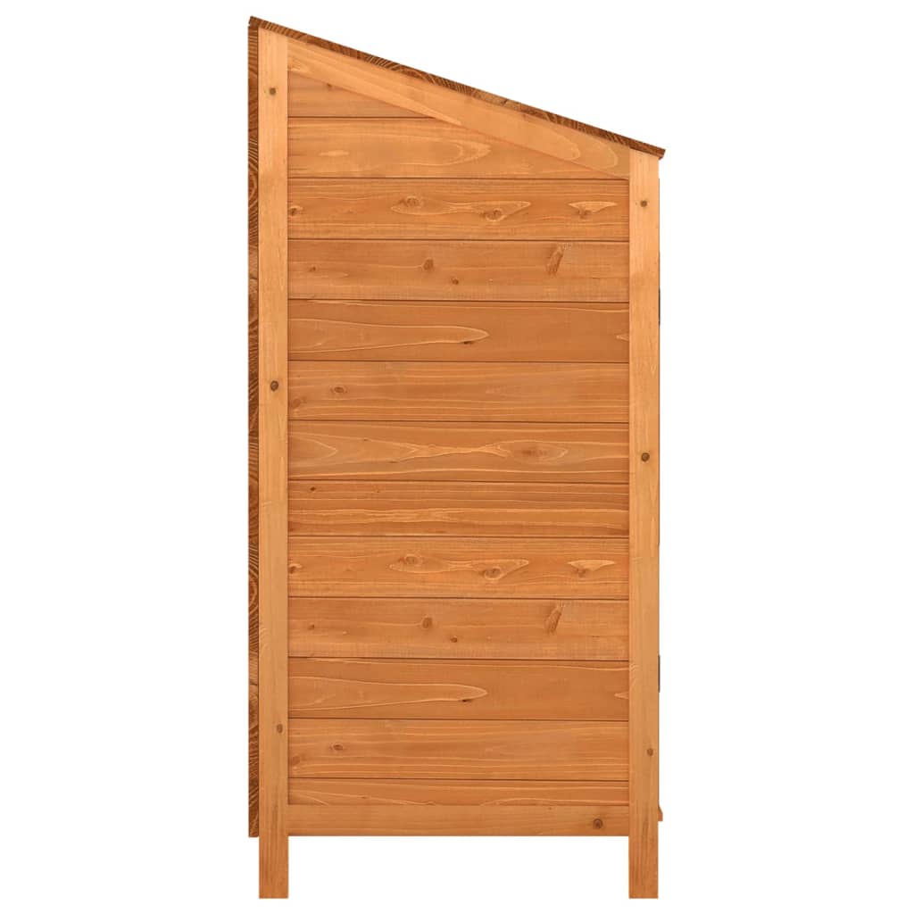 Geräteschuppen 102X52X112 Cm Massivholz Tanne