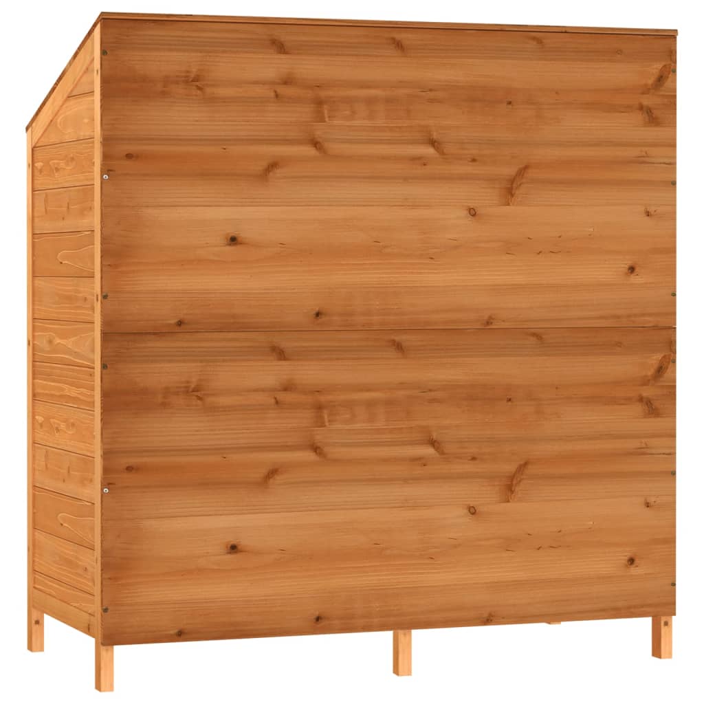 Geräteschuppen 102X52X112 Cm Massivholz Tanne