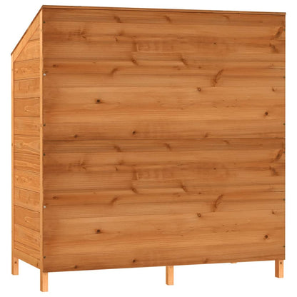 Geräteschuppen 102X52X112 Cm Massivholz Tanne