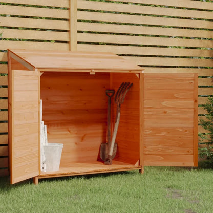 Geräteschuppen 102X52X112 Cm Massivholz Tanne