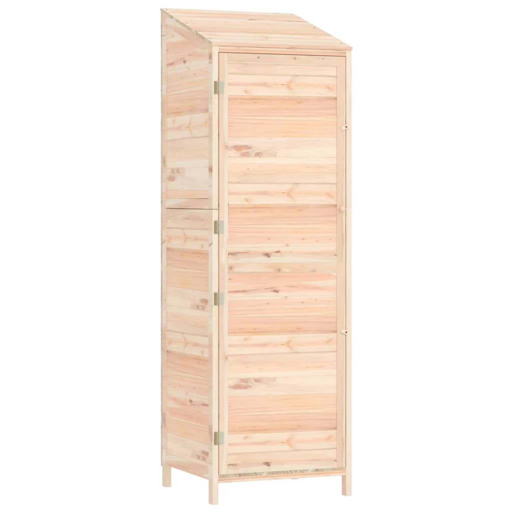 Geräteschuppen 55X52X174,5 Cm Massivholz Tanne