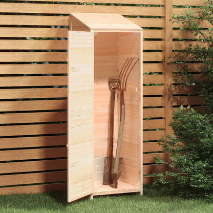 Geräteschuppen 55X52X174,5 Cm Massivholz Tanne