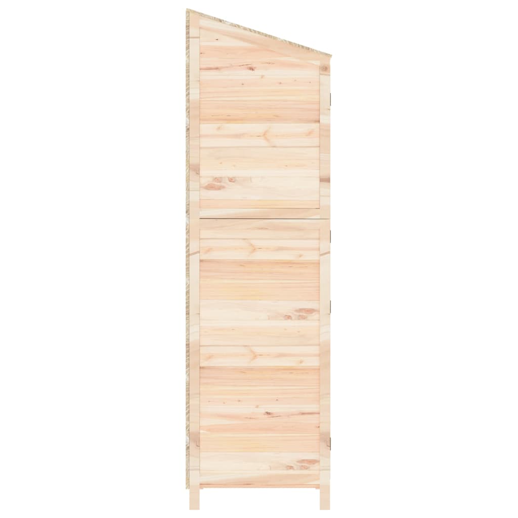 Geräteschuppen 55X52X174,5 Cm Massivholz Tanne