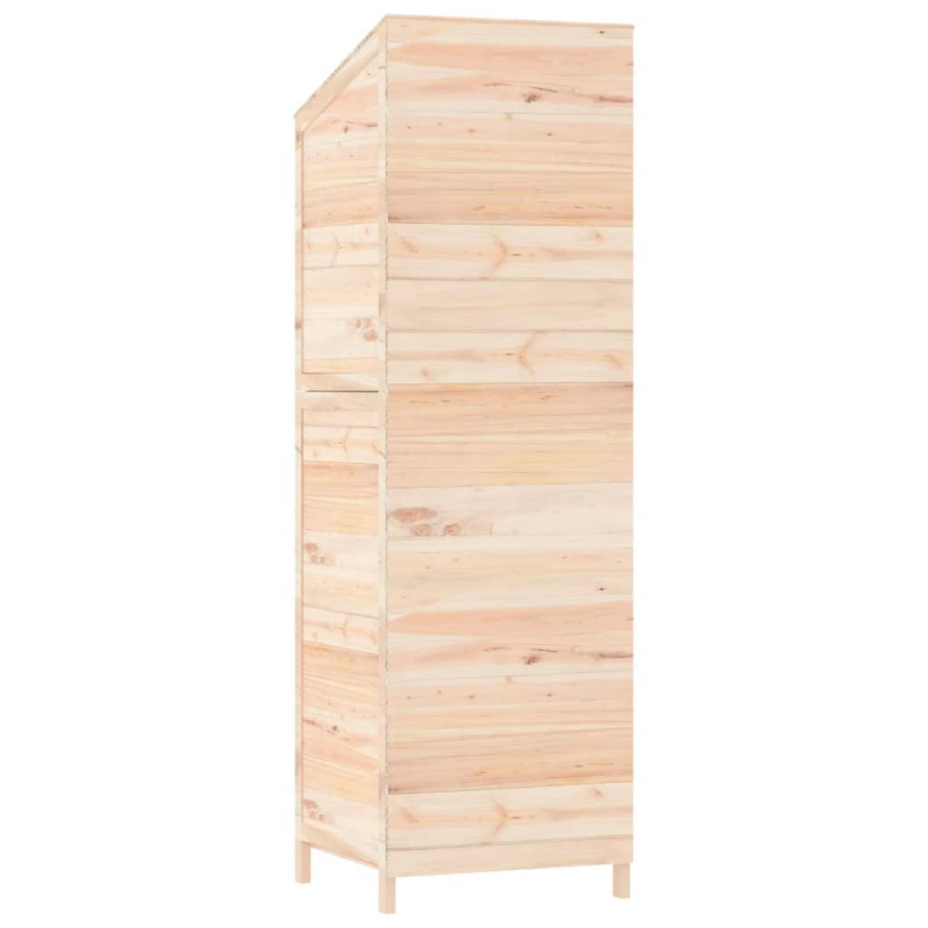Geräteschuppen 55X52X174,5 Cm Massivholz Tanne