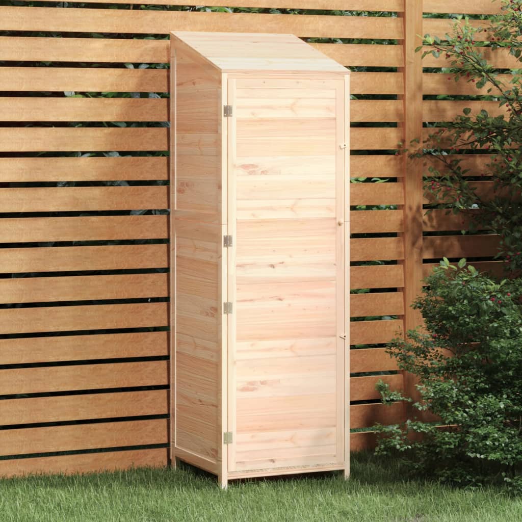 Geräteschuppen 55X52X174,5 Cm Massivholz Tanne