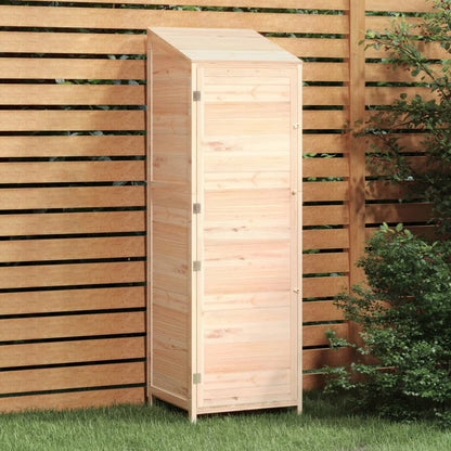 Geräteschuppen 55X52X174,5 Cm Massivholz Tanne