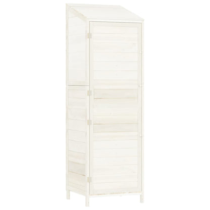 Geräteschuppen 55X52X174,5 Cm Massivholz Tanne