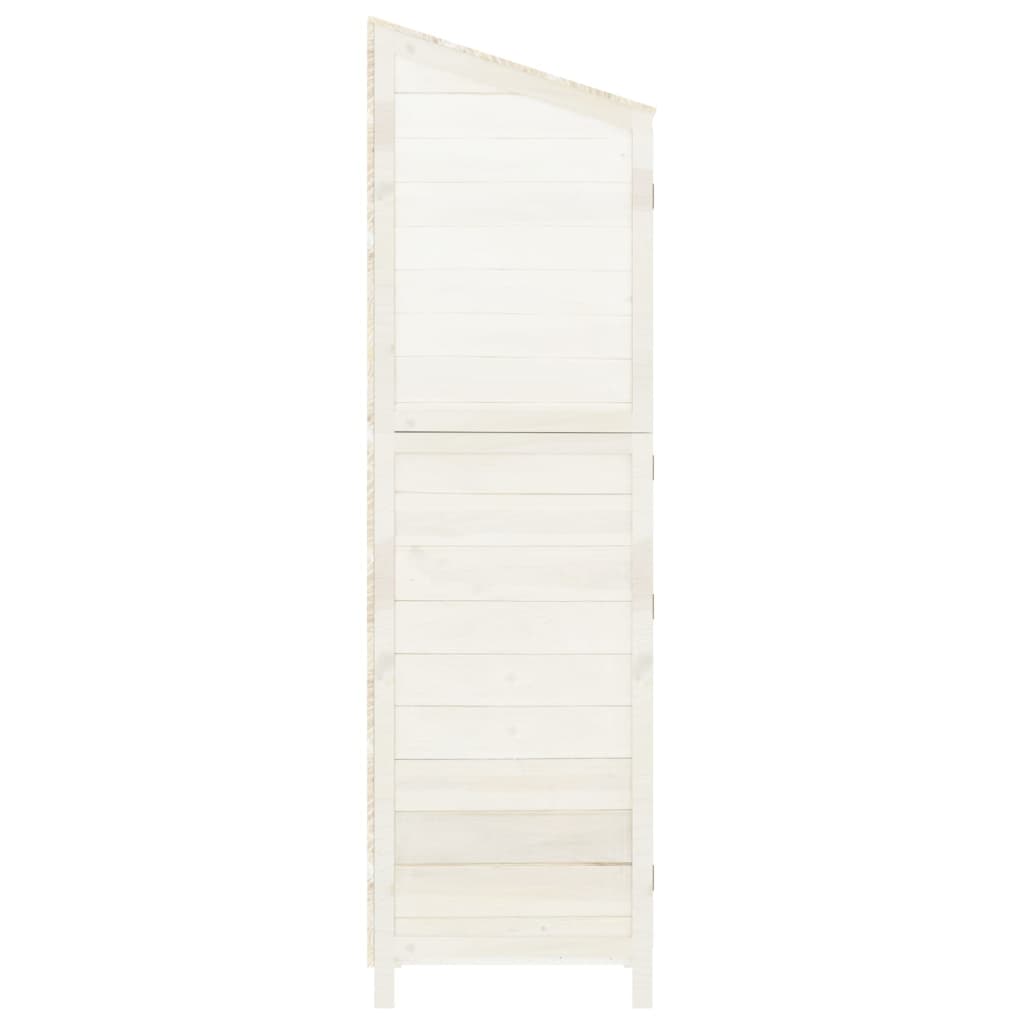 Geräteschuppen 55X52X174,5 Cm Massivholz Tanne