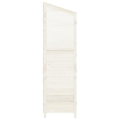 Geräteschuppen 55X52X174,5 Cm Massivholz Tanne