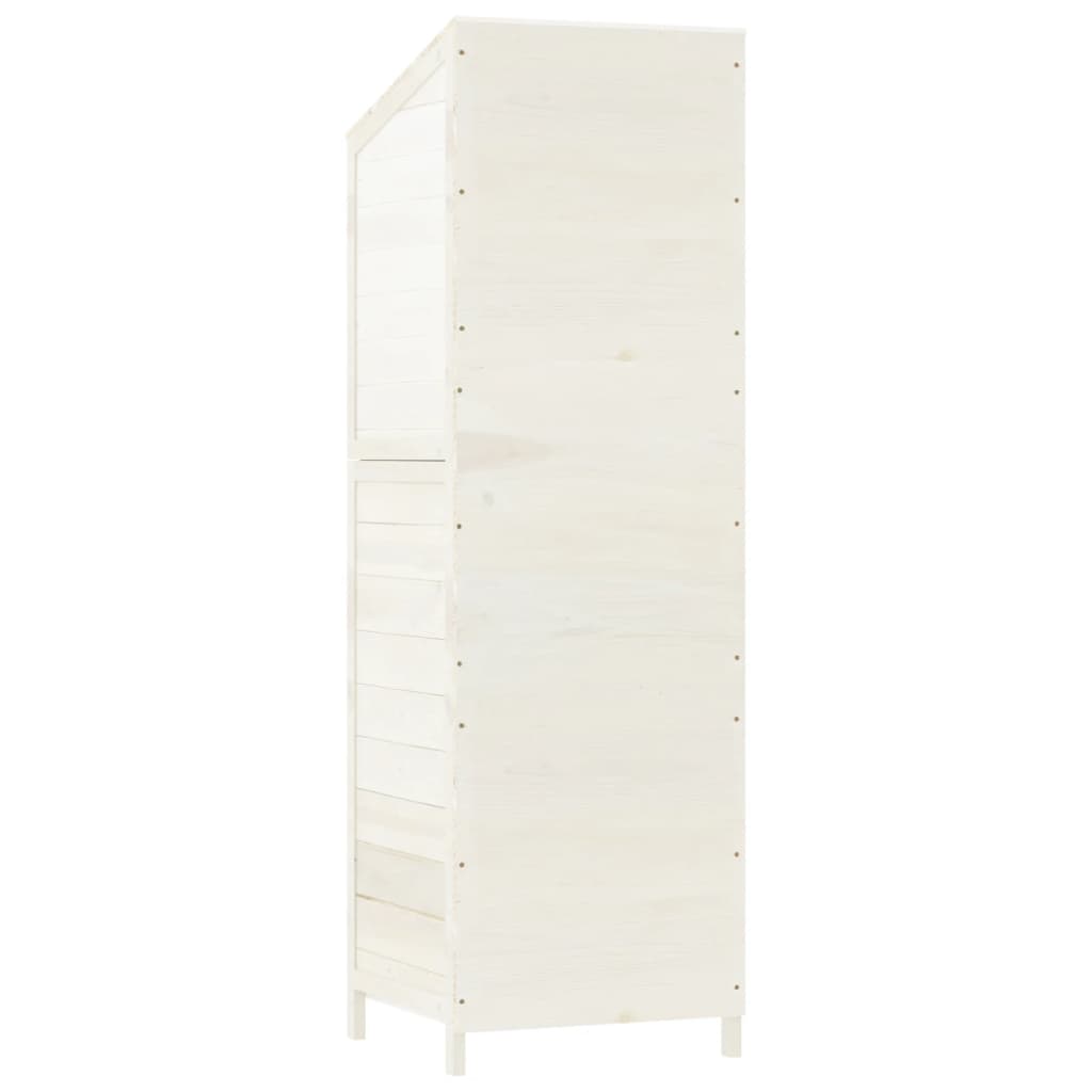 Geräteschuppen 55X52X174,5 Cm Massivholz Tanne