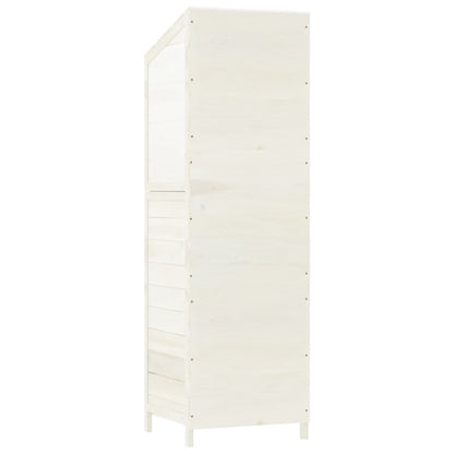 Geräteschuppen 55X52X174,5 Cm Massivholz Tanne