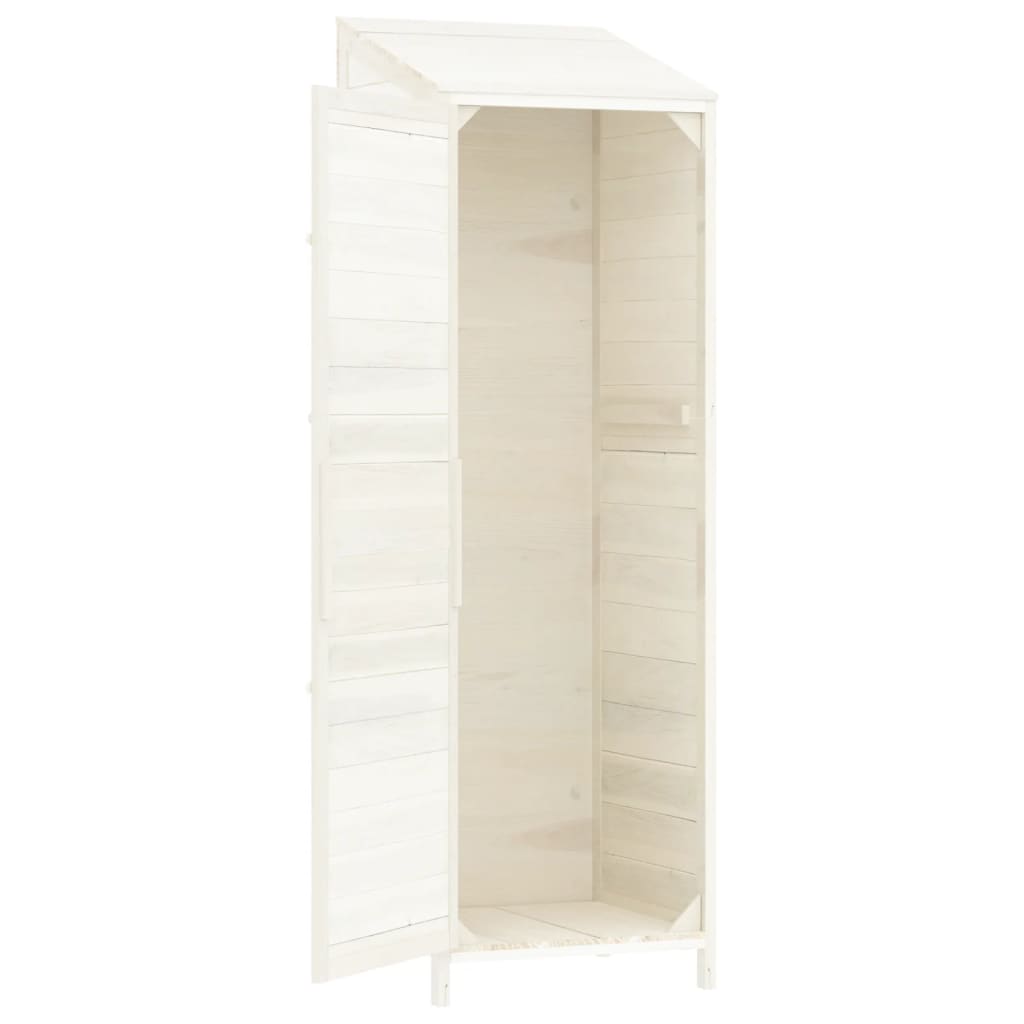 Geräteschuppen 55X52X174,5 Cm Massivholz Tanne