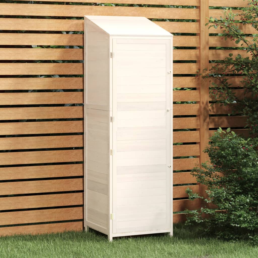 Geräteschuppen 55X52X174,5 Cm Massivholz Tanne