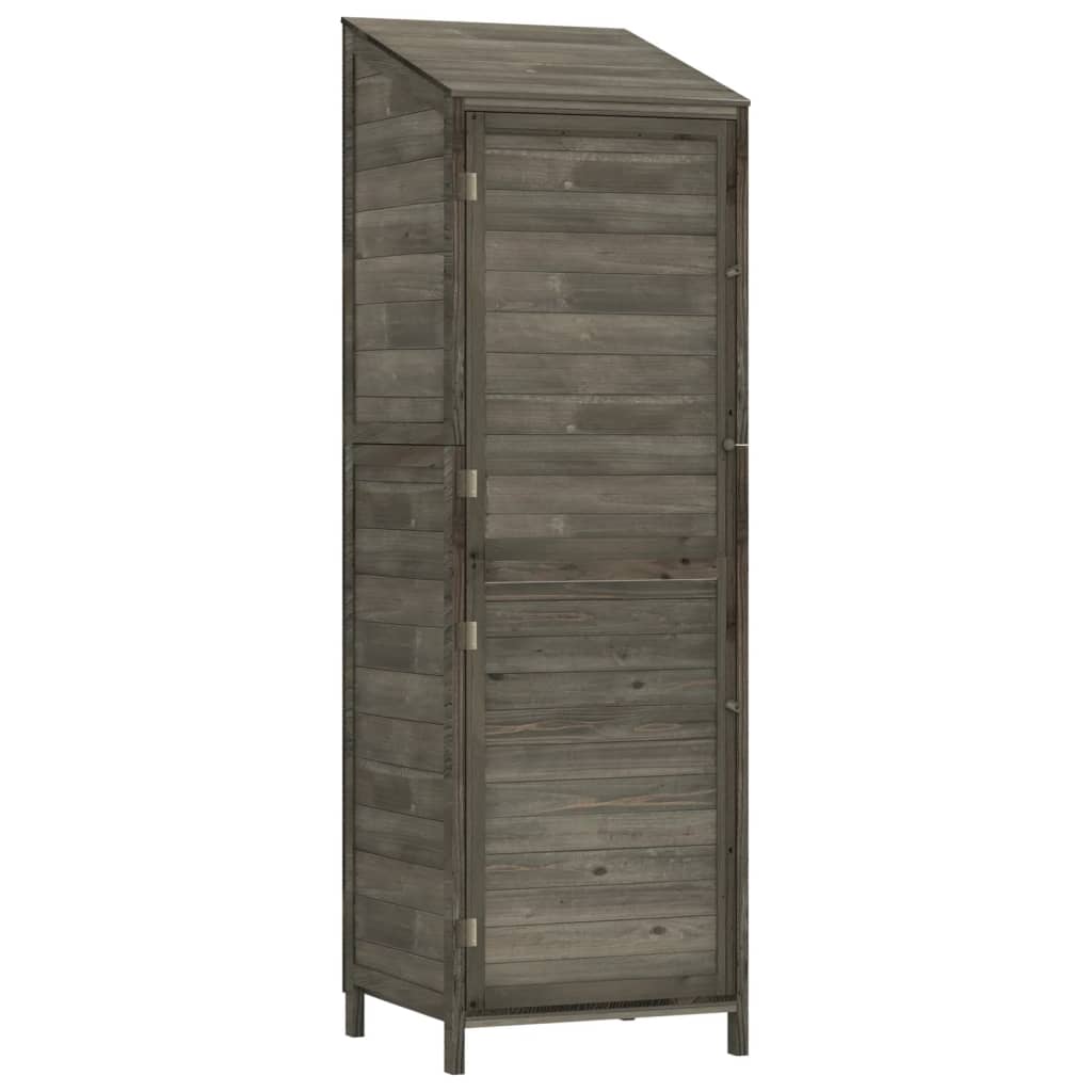 Geräteschuppen 55X52X174,5 Cm Massivholz Tanne