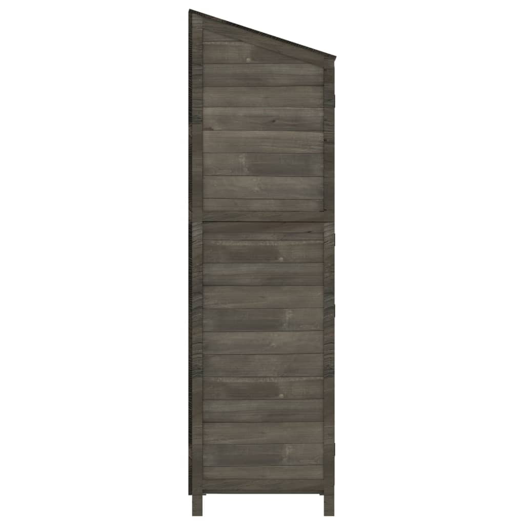 Geräteschuppen 55X52X174,5 Cm Massivholz Tanne